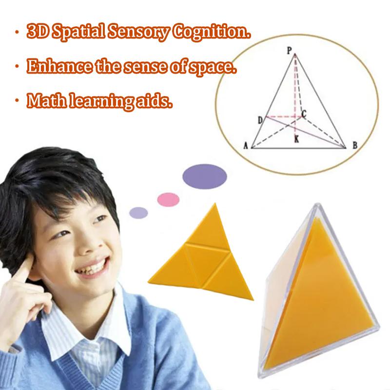 Dzieci 3D Geometryczne Klocki Matematyczne Zabawki Odłączany Kostek Powierzchnia Rozszerz Parafialne Materiały Edukacyjne Sensoryczne Zabawki Edukacyjne