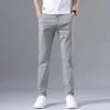 Spring Autumn Thin Slim Men Casual Pants Classic Business Cotton Stretch Golf Trousers Male Clothing Pants