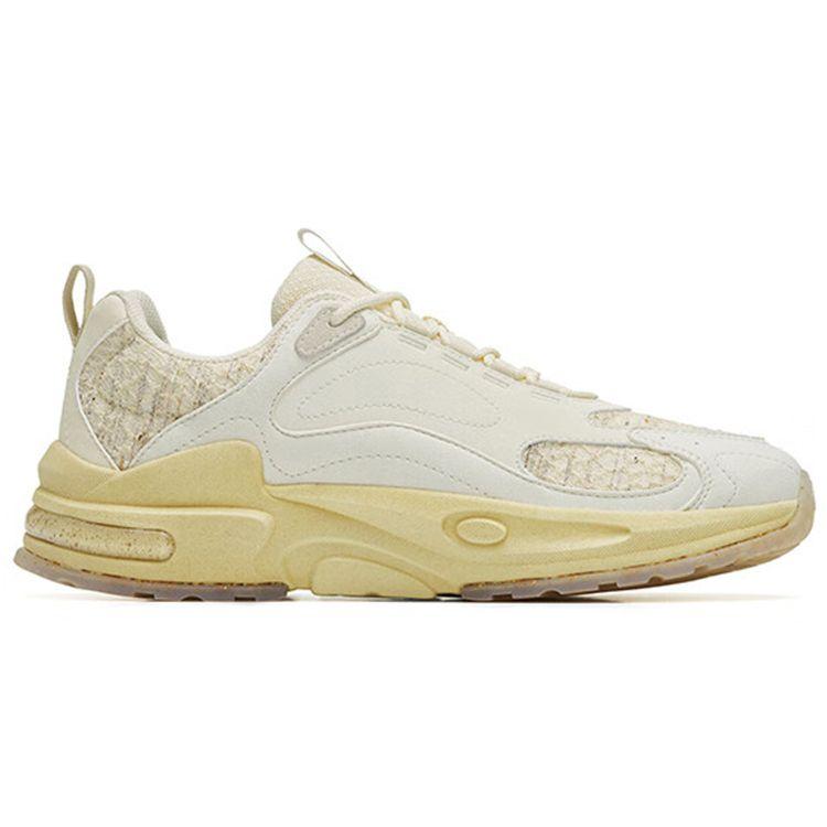 Anta Millennium 5.0 Lightweight Durable Low-Top Sports Casual Shoes Men Sneakers White Yellow 112248890-7