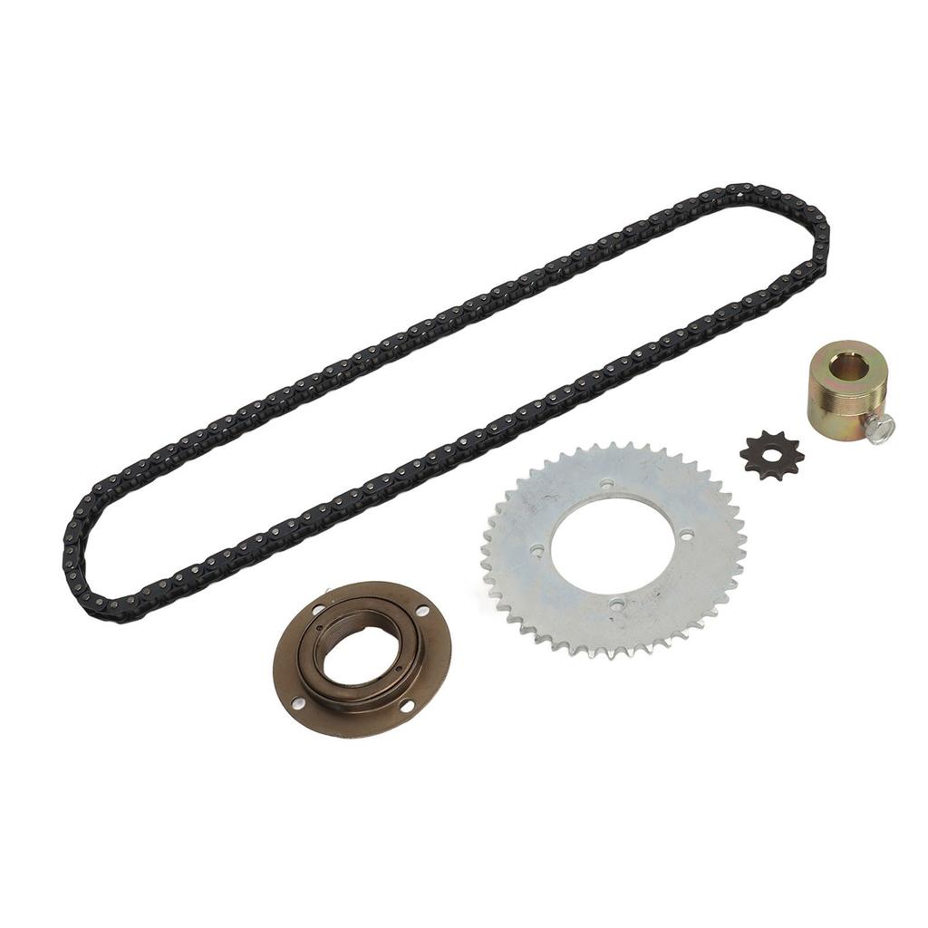 Zębatka T8F 10T Zębatka T8F 44T Łańcuch T8F 116 Ogniw Wolnobieg Złącze 16mm Złote Stalowy Zestaw Zębatek Łańcucha T8F do Mini Motocykla Skutera