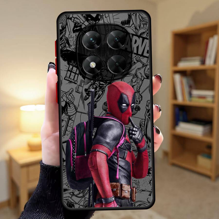 Funda Phone Cover Case for Xiaomi Redmi Note 14 10 A4 14C 13C 11 12 9S 13 Pro Plus Marvel Deadpool