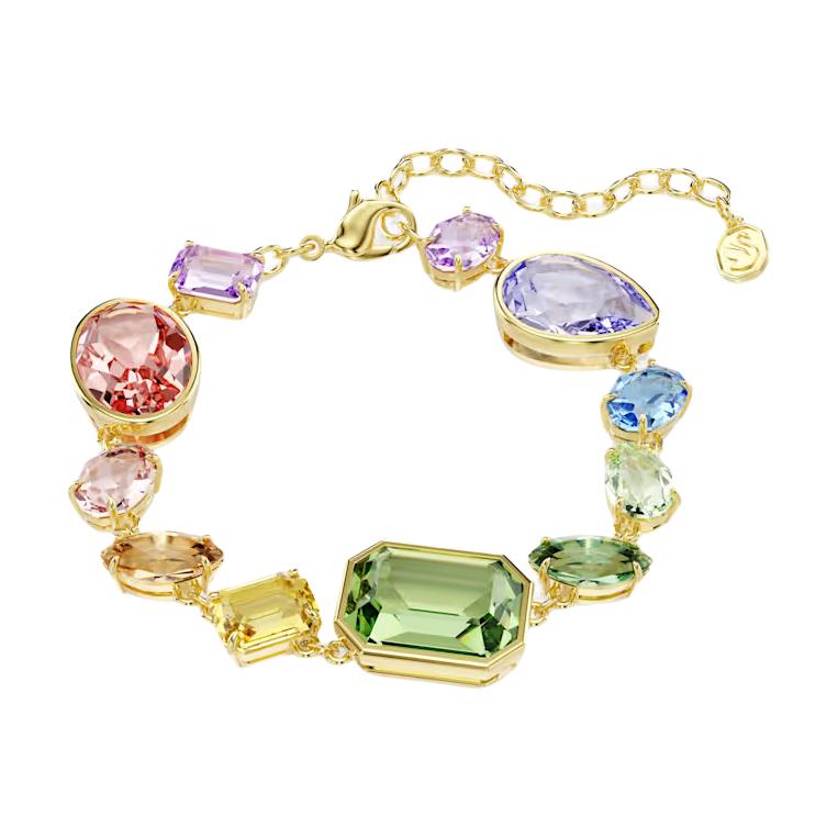 

Swarovski Gema Asymmetrical Design Crystal Bracelet Unisex Bracelet Colorful 5737453 Box+Shopping Bag (Random Color)