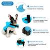 Chaleco salvavidas para perros Shark, flotabilidad mejorada, ropa de natación para perros pequeños, chaleco de seguridad con asa para perros medianos y grandes que practican surf