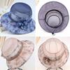 Summer Large-brimmed Sun Hat, Ladies Mother Sun Hat, Summer Thin Section Grandmother Sunscreen Basin Hat Middle-aged and Elderly Hat