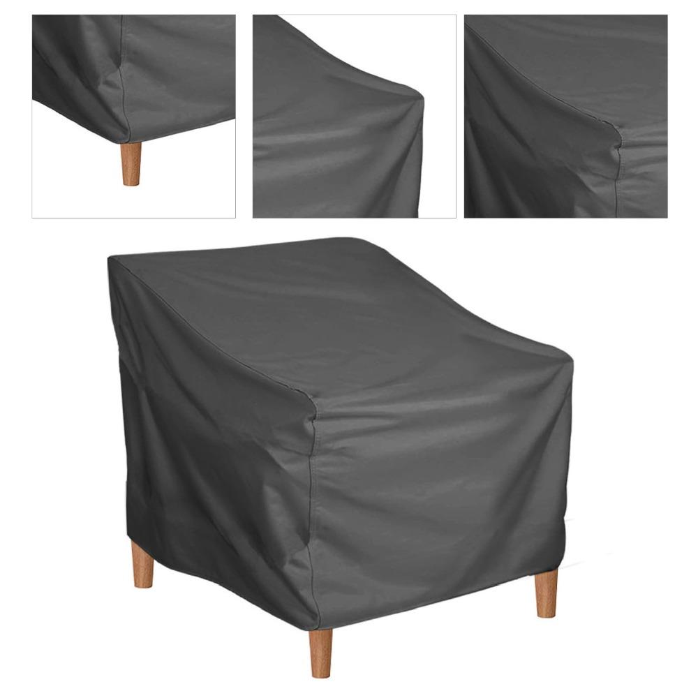 Polyester Patio Chair Cover Dust Resistant Lawn Chair Cover Outdoor Furniture Cover Patio