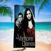 Klassischer Film The Vampire Diaries Mikrofaserdecke Schnelltrocknend Strandtücher Übergröße Druck Super Saugfähig