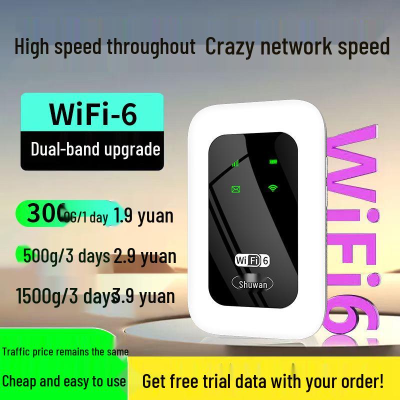 

Universal Mobile WiFi 6 Router for Outdoor & Construction Site Streaming No Contract/Pay-as-you-go