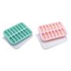 Leak Proof Silicone Ice Cubes Maker Mold Dishwasher Safe 14 Compartment Baking Mould For Handmade Sausages