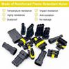 352Pcs Waterproof Car Electrical Connector Terminals Automotive Electrical Wire Connector Plug Kit 1/2/3/4 Pin Connectors Male And Female