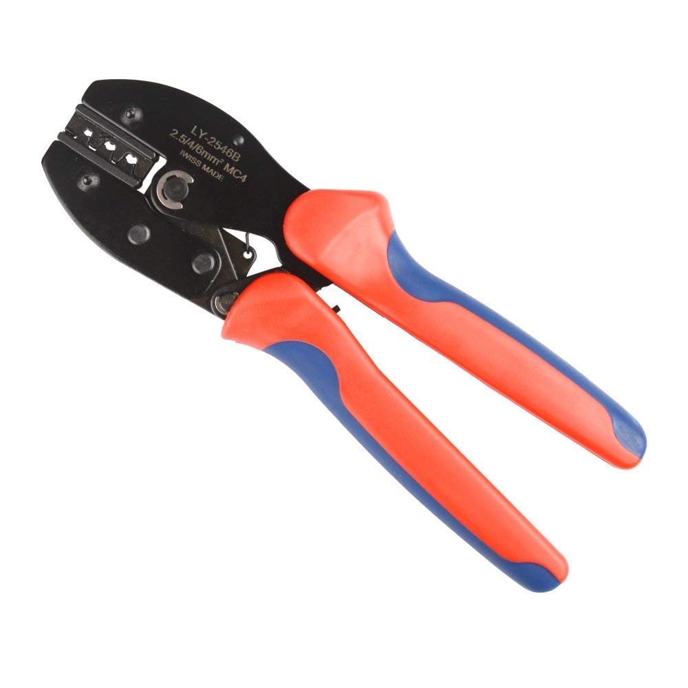 IWISS Crimping Pliers for MC4 for Solar Panels LY-2546B Connectors, 2.0-6.0mm²,