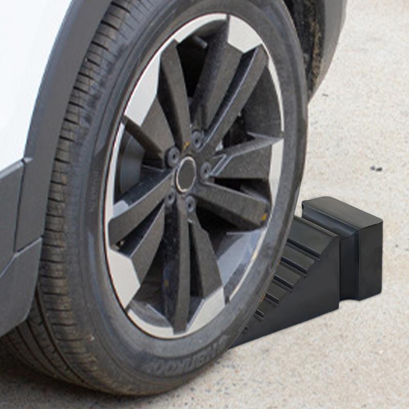 

Garage Car Stopper Portable Rubber Tire Stopper Weight Sensing Wheel Wedge Garage Tire Stops Travel Trailer Accessories For United States