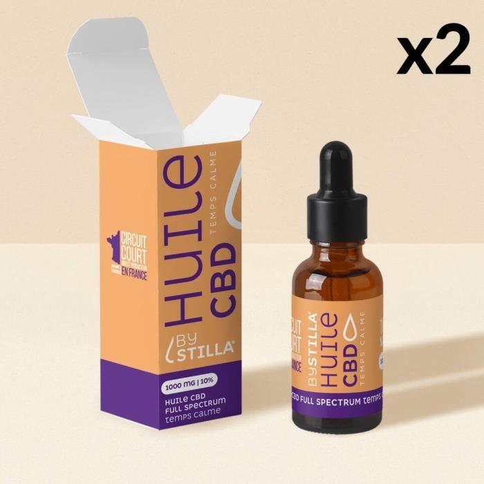 Set of 2 BySTILLA Full Spectrum 40% CBD Oils Blueberry Cheesecake 4000mg (2x10ml)