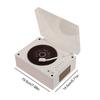 Portable CD Player Bluetooth Speaker Retro Turntable Speaker Support CD BT USB 3.5mm AUX Desktop CD Player for Phone Desktop PC