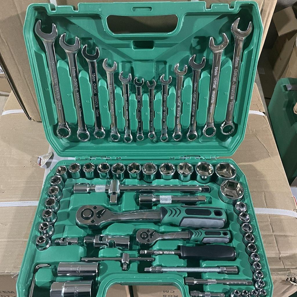 216-Piece Socket and Wrench Set for Auto Repair