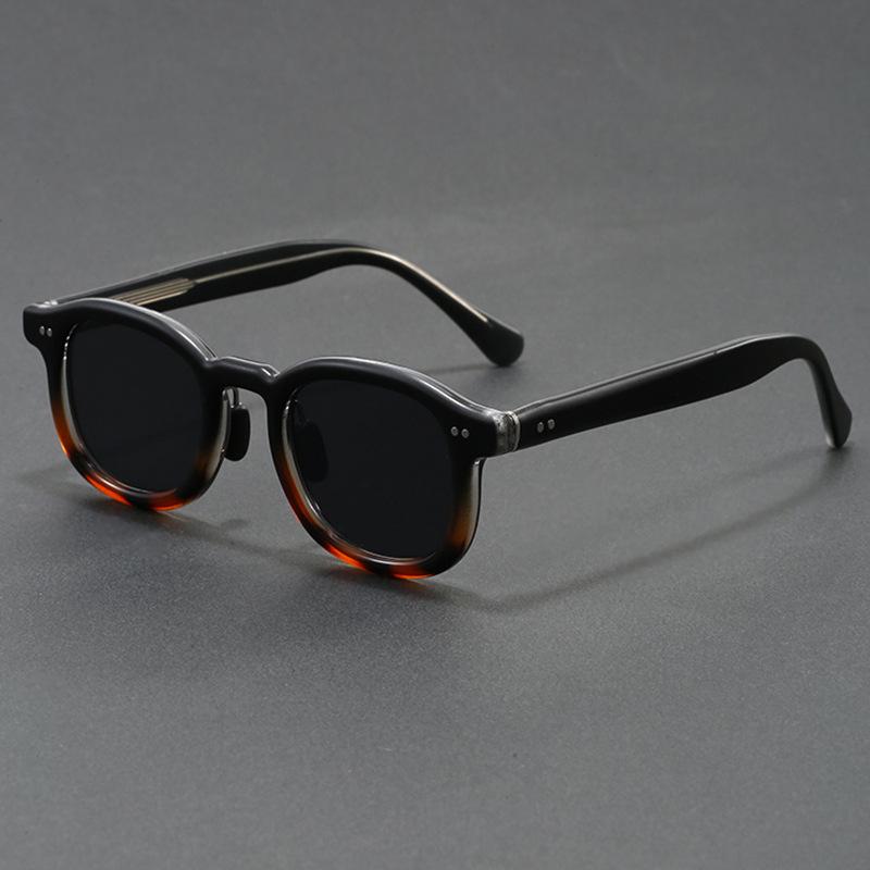 Retro Square Sunglasses Propionate Pin Durable Men and Women Same Fashion Glasses