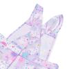 COLORFUL CANDY STYLE Back Cross Apron Water Repellent No Iron Unicorn Fantasy 3 Piece Set Girls Cute Kids Apron Triangle Scarf Set Kids Apron Toddler