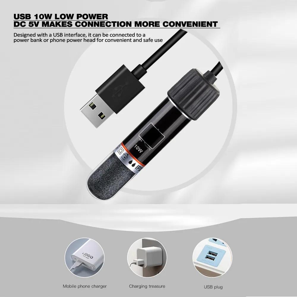 Small aquarium heaters 10 W (Thermostat 26C)