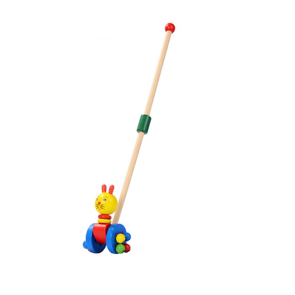 Wooden Push Along D-uck Tooky Toy Toddler Baby Toy a Long Educational Toy