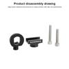 1× Aluminum Alloy Bike Chain Tension Guard Bolt Screw Single Speed Adjuster Bicycle Chain Tensioner Fastener Cycling Accessories