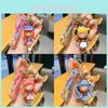 Adorable Anime Girl Keychain Charming Car Key Holder Cute Bag Decoration