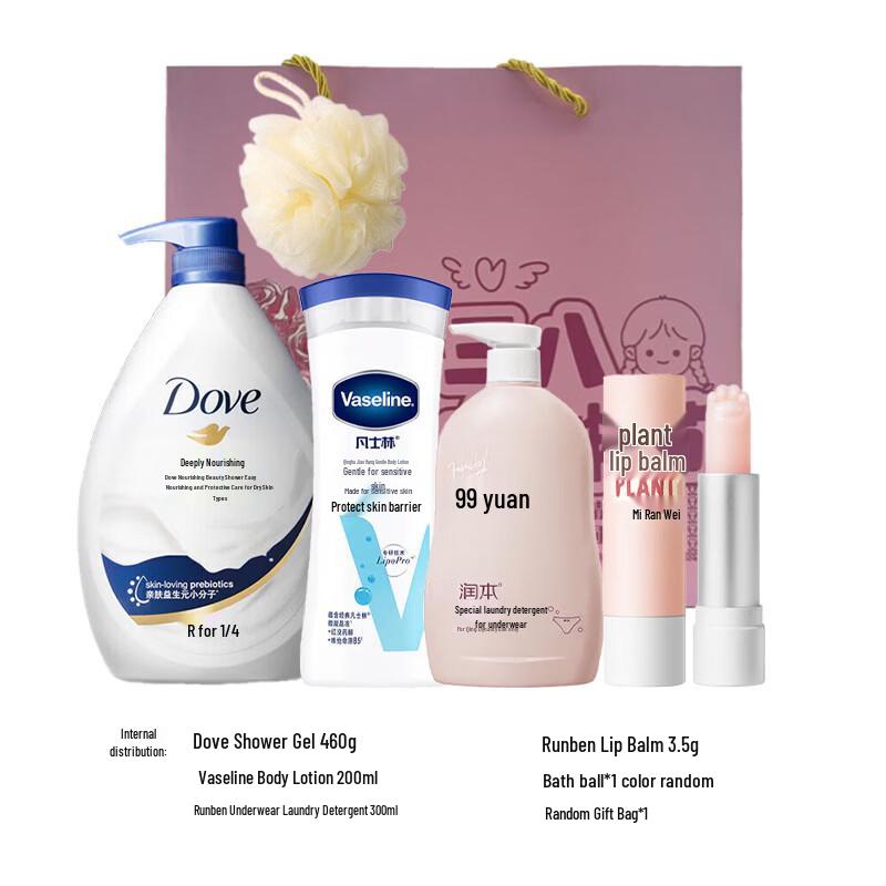 Dove Festive Body Care and Home Essentials Set