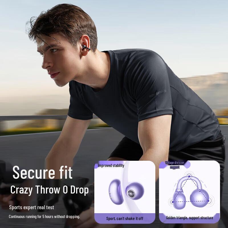 XiaoDu G108 Youth Edition Open-Ear Clip-on Sport Bluetooth Earbuds