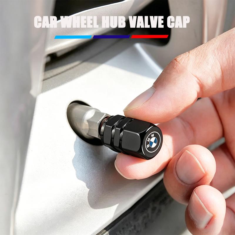 4Pcs Car Tire Valve Cover Aluminum Alloy Car Wheel Tire Valve Caps For BMW G80 G07 G42 G14 G15 G16 F82 X5 X3 M2 M3 M4 M5 M6 M7 HNZCY1