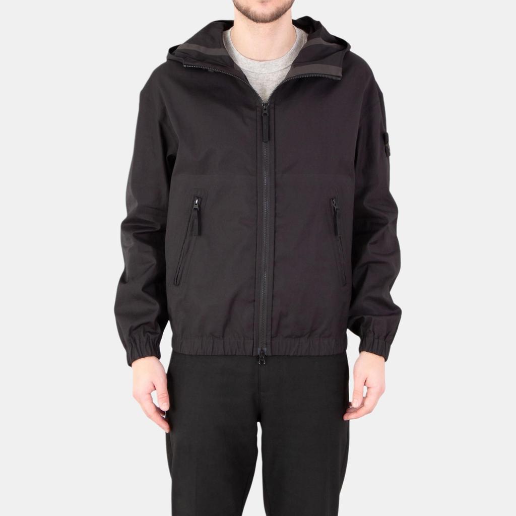 STONE ISLAND SS25 Dense Weave Supima Cotton Canvas Hooded Jacket Men Jackets K1S1541000-79S0011-V0029