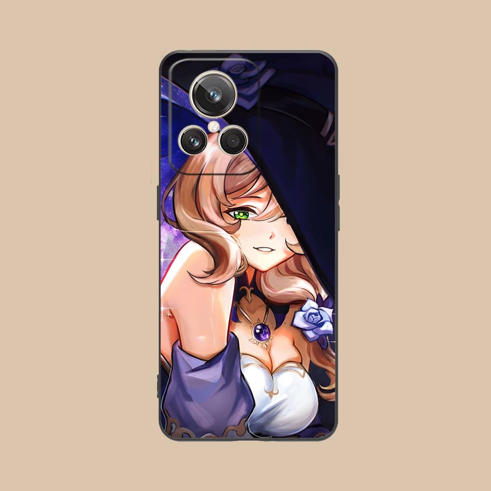 Game GI Lisa Mobile Phone Case for Realme GT 8 Neo Pro C75 73 71 C67 65 C55 53 C35 31 C20 15 Colorful Printing Cover Pretty