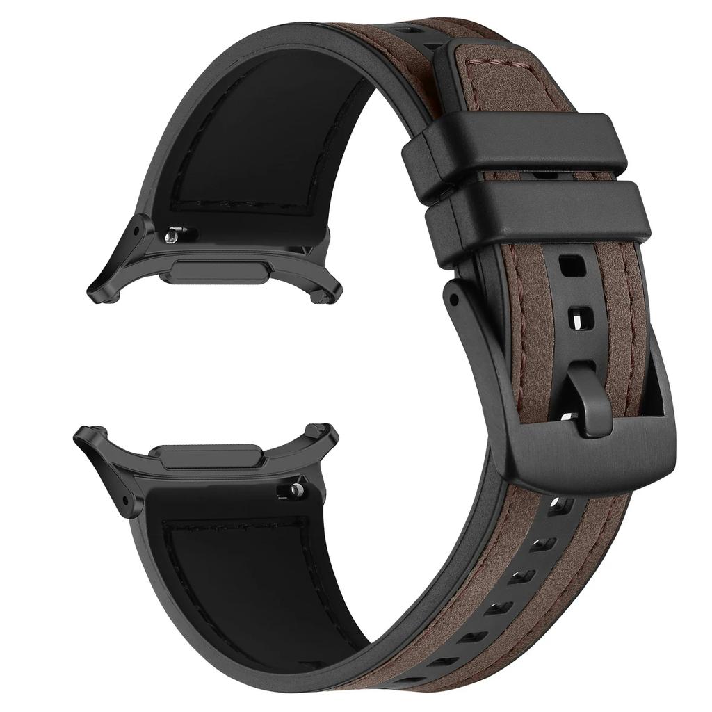 Leather Strap for Samsung Galaxy Watch Ultra 7 47mm Band No Gaps Bracelet Correa for Galaxy Watch Ultra 7 Bracelet Correa