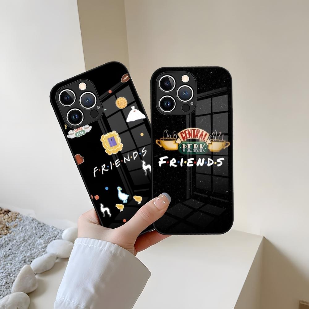 Friends TV Show Phone Case Tempered Glass For IPhone 13 17 15 16 14 12 11 Pro Max Plus Mini XR XS SE2020 Coque