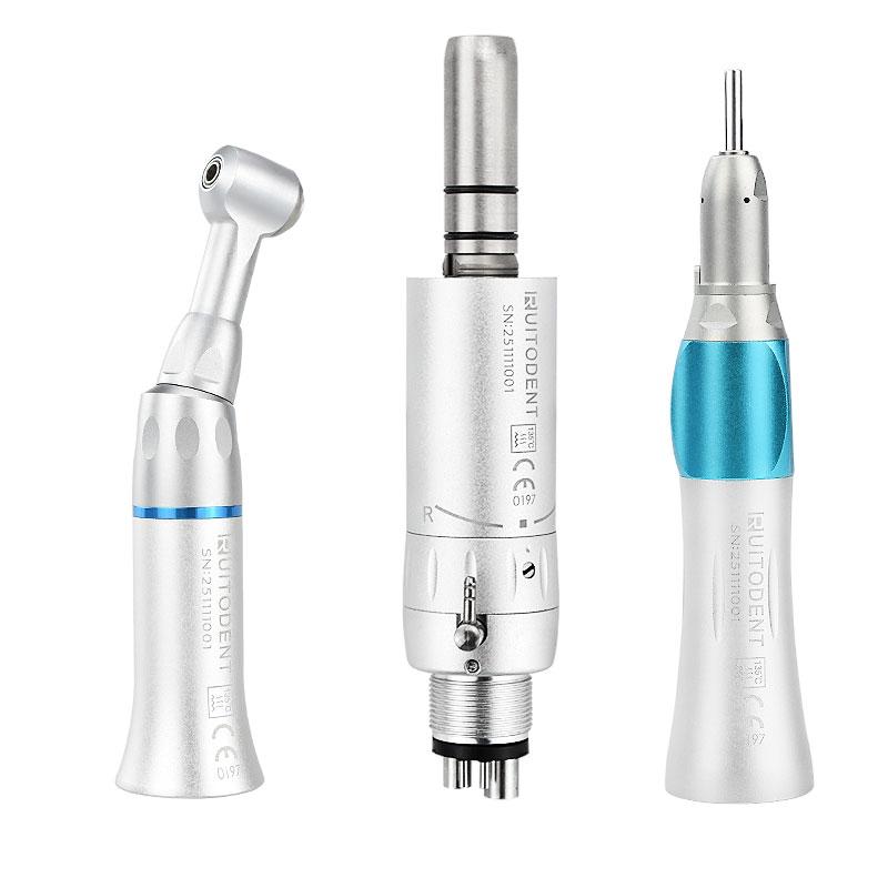 

Стоматологические инструменты 1:Комплект низкоскоростных наконечников с 1 внешним каналом, прямой угловой двигатель с 2/4 отверстиями, комплект воздушной турбины 4 holes