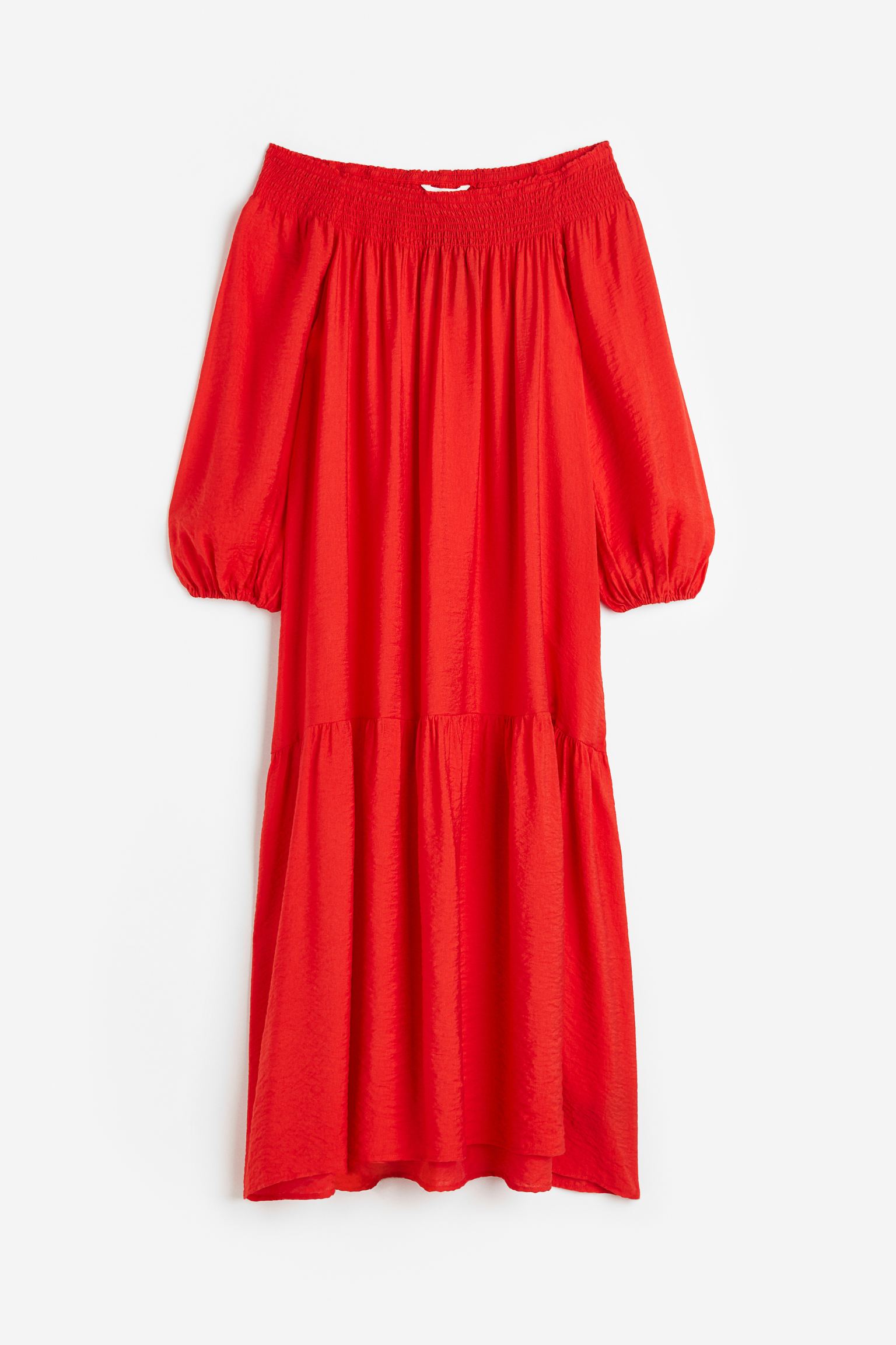 

Oversized off-the-shoulder dress