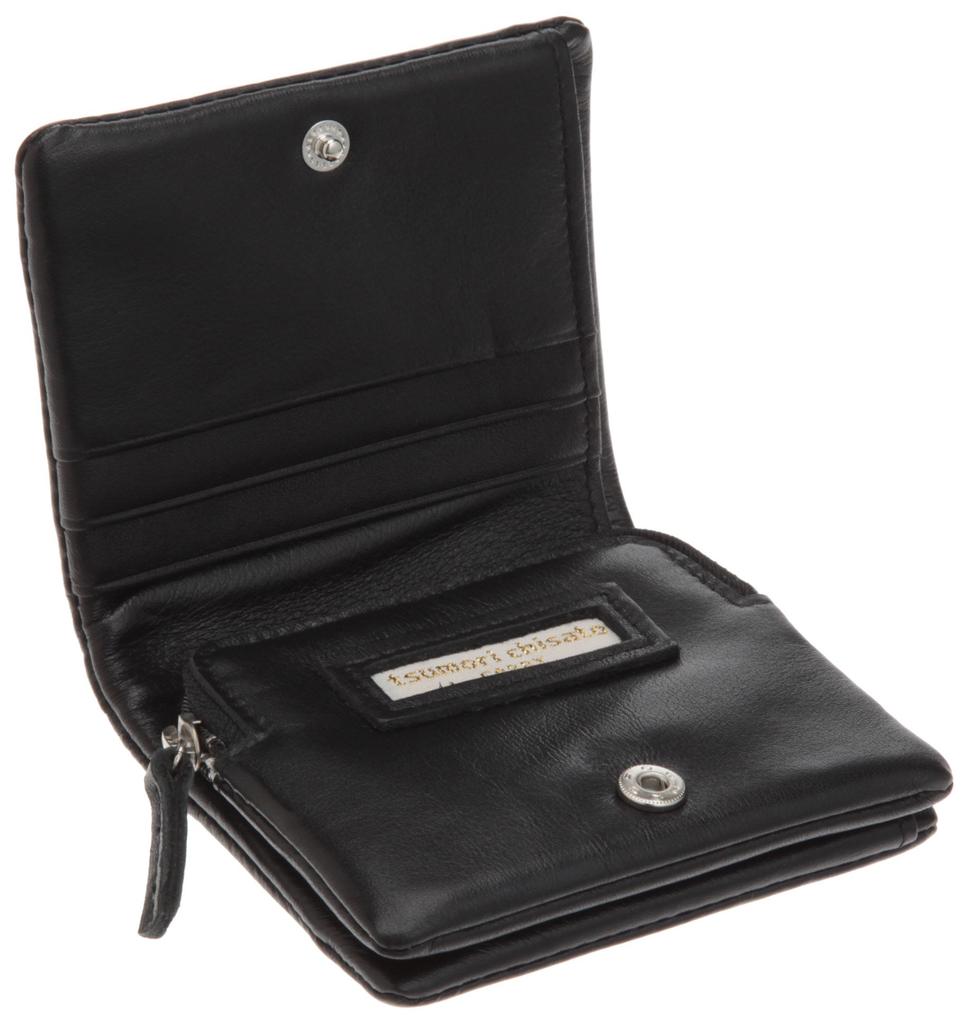 Tsumori Chisato Soft Leather Bi-Fold Wallet 57000 01 (Black)