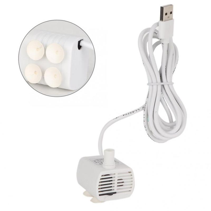 Fashionable USB Mini Pump Submersible Water Pump for Fish Tank Aquarium Pet Water Dispenser Waterproof Submersible Aquarium