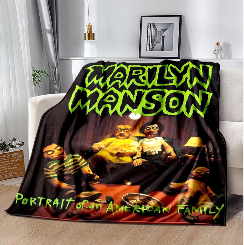 Martinimanson Flannel Blanket Soft Warm All-Season Throw, Design for Camping, Car Travel, Hiking Sofa, Bed, Office Perfect Gift for Parties