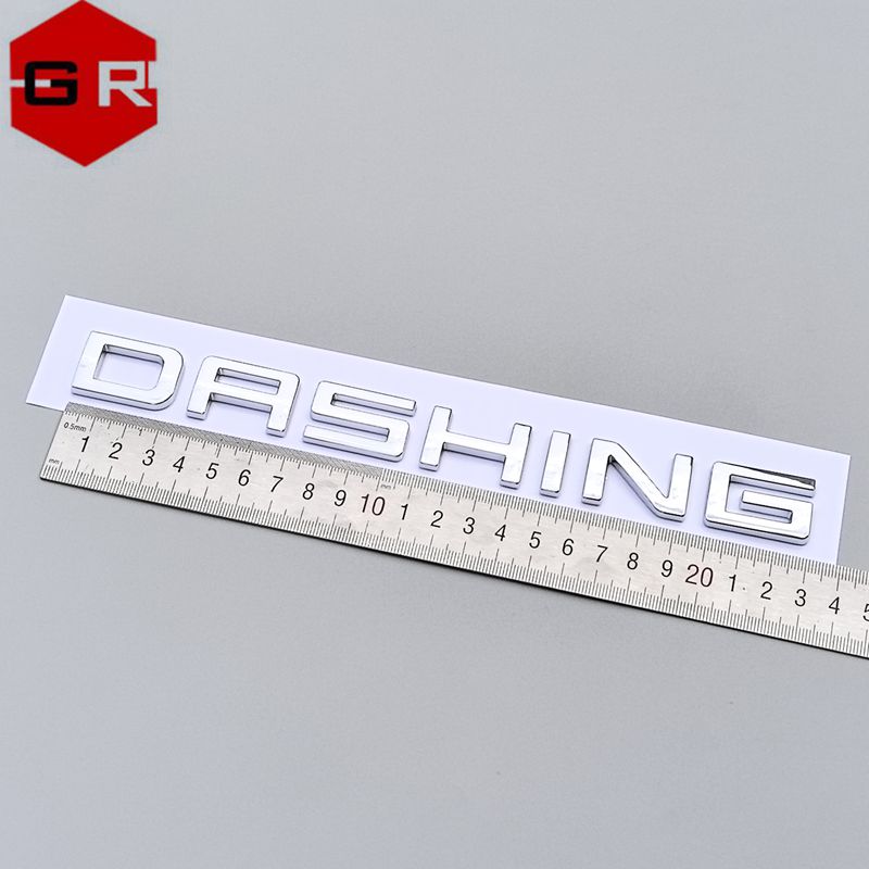 

For JETOUR DASHING Tail Emblems English letters Car decorative sticker accessories