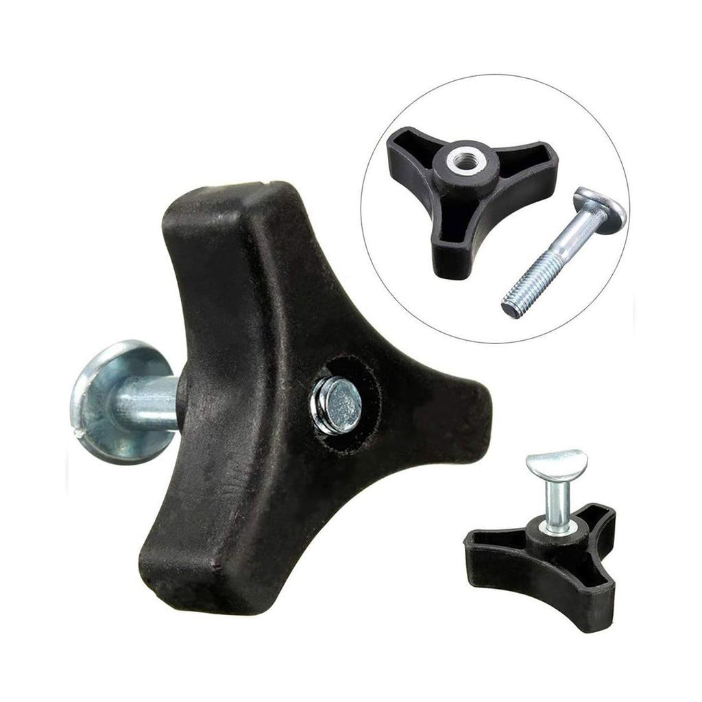 Triangular Handle Knob Screw Nut For Lawn Mower Secure Grip Plastic Design Universal Gardening Tool Accessory