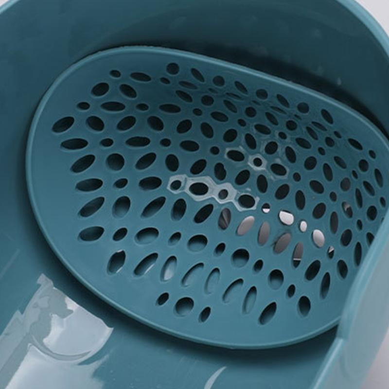 Multifunctional Sink Filter Basket Kitchen Food Strainer Dishcloth Holder Elephant Shape Drain Basket Sponge Holder