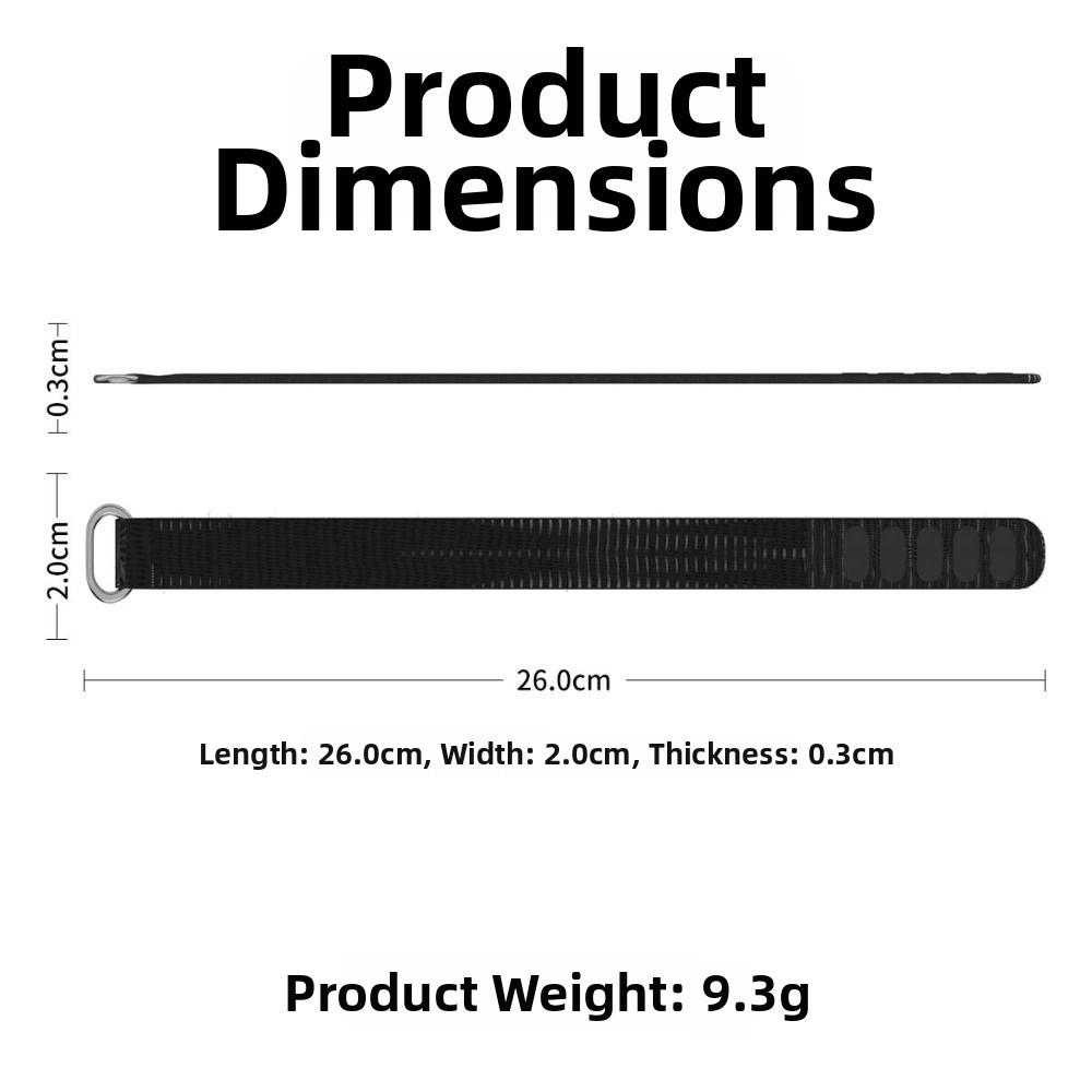 Weiches Fitness-Tracker-Armband Nylon-Schlaufe Armband Sport Ersatzarmband für Hume Band für Männer Frauen