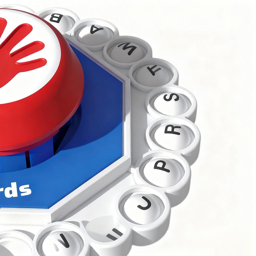 Word Board Games Press Alphabet Learning Board Toy Educational Letter Spelling Game for Child Boy Girl Adult Family Gathering