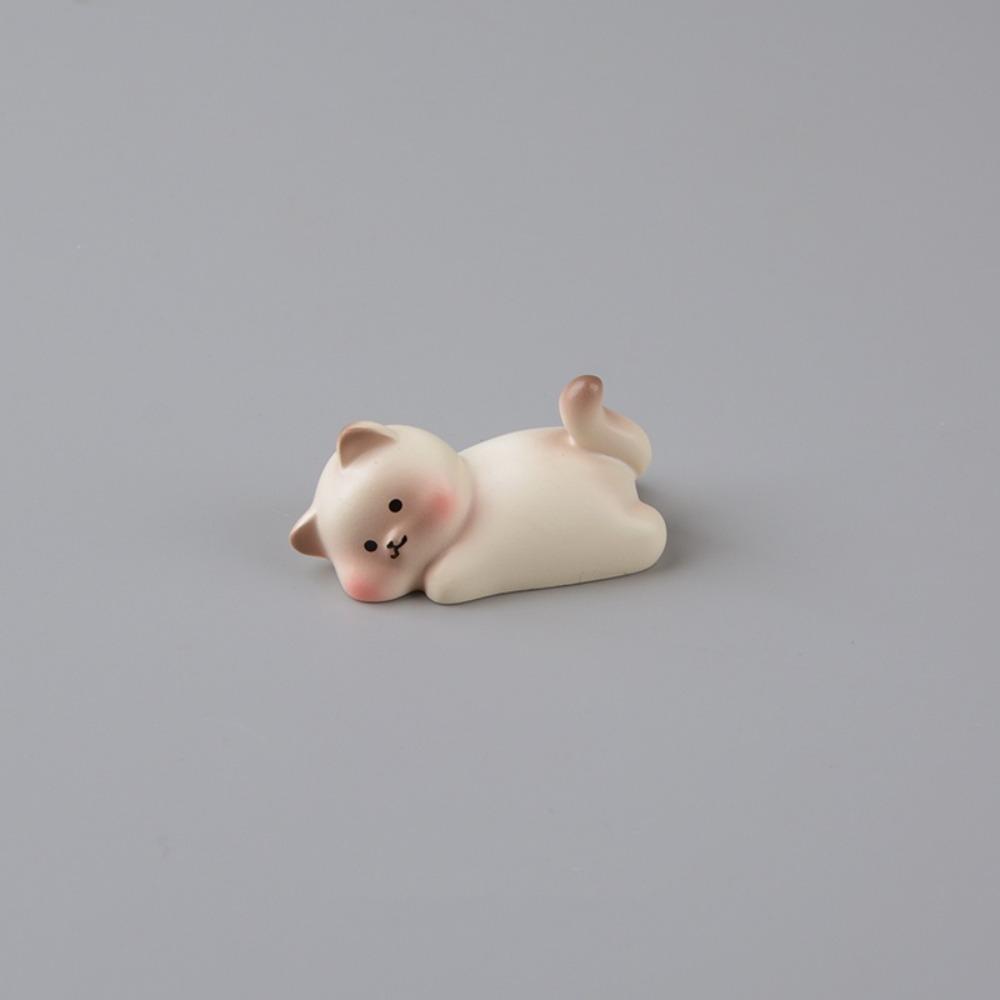 

Miniature Computer Monitor Decor Desktop Edges Dog Cat Figurines Car Interior Decoration Style 4