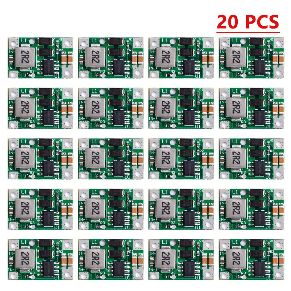 1-20PCS 5V3A DC Boost Step Up Module Mini High-efficiency 3.7V Lithium Battery Booster Charger Circuit Board Mobile Power Supply
