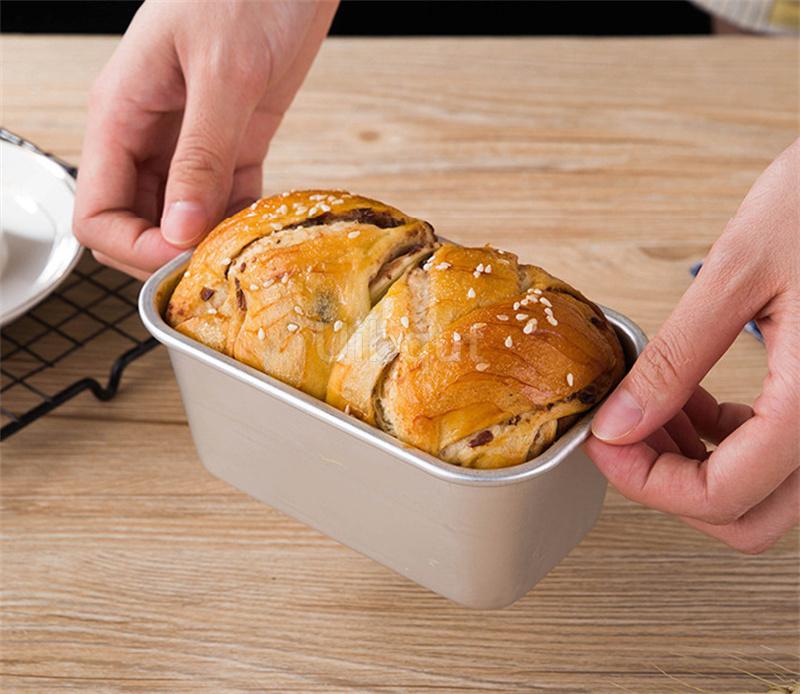 12-20cm Rectangle Cake Mold Aluminum Alloy Bread Dessert Mould Non-stick DIY Cake Bakeware Brownie Mold for Kitchen Baking
