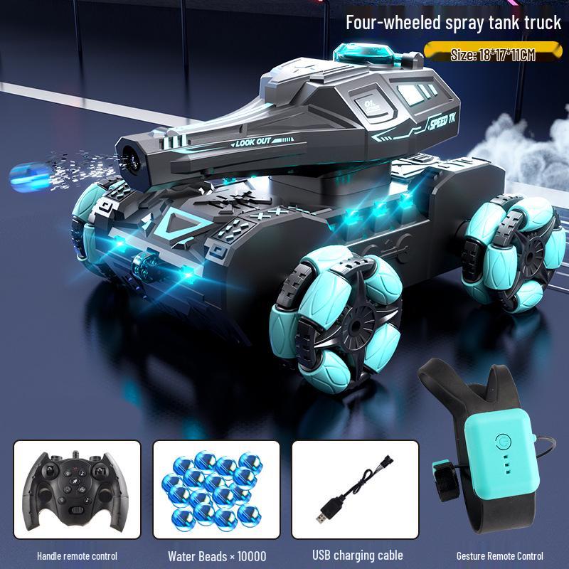 Cross-Border Gesture-Control Remote Water Bomb Tank 360° Rotating Off-Road Toy Car