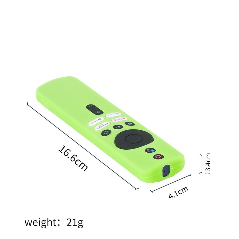 1 PC Luminous Silicone Remote Control Case for Xiaomi TV Box S (2nd Gen) Protective Control Cover Silicone