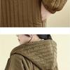 Winter Plus Size Hooded Mid-length Cotton-padded Jacket, Fashion Cotton-padded Jacket, Loose Western Style, All-match Ladies