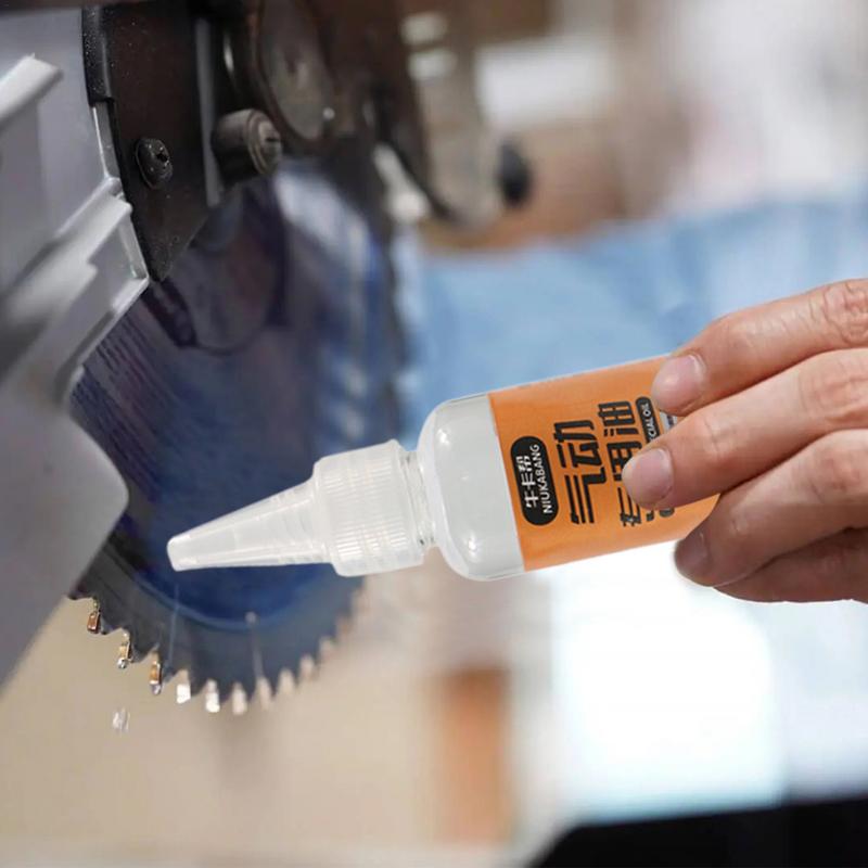 Ulei lubrifiant pentru scule Ulei pneumatic pentru unghii 3 în 1 Unsoare pneumatică Sistem de ulei Unelte Design gura sticlei pentru burghie Impact