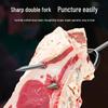 Stainless Steel Meat Hook with Wooden Handle