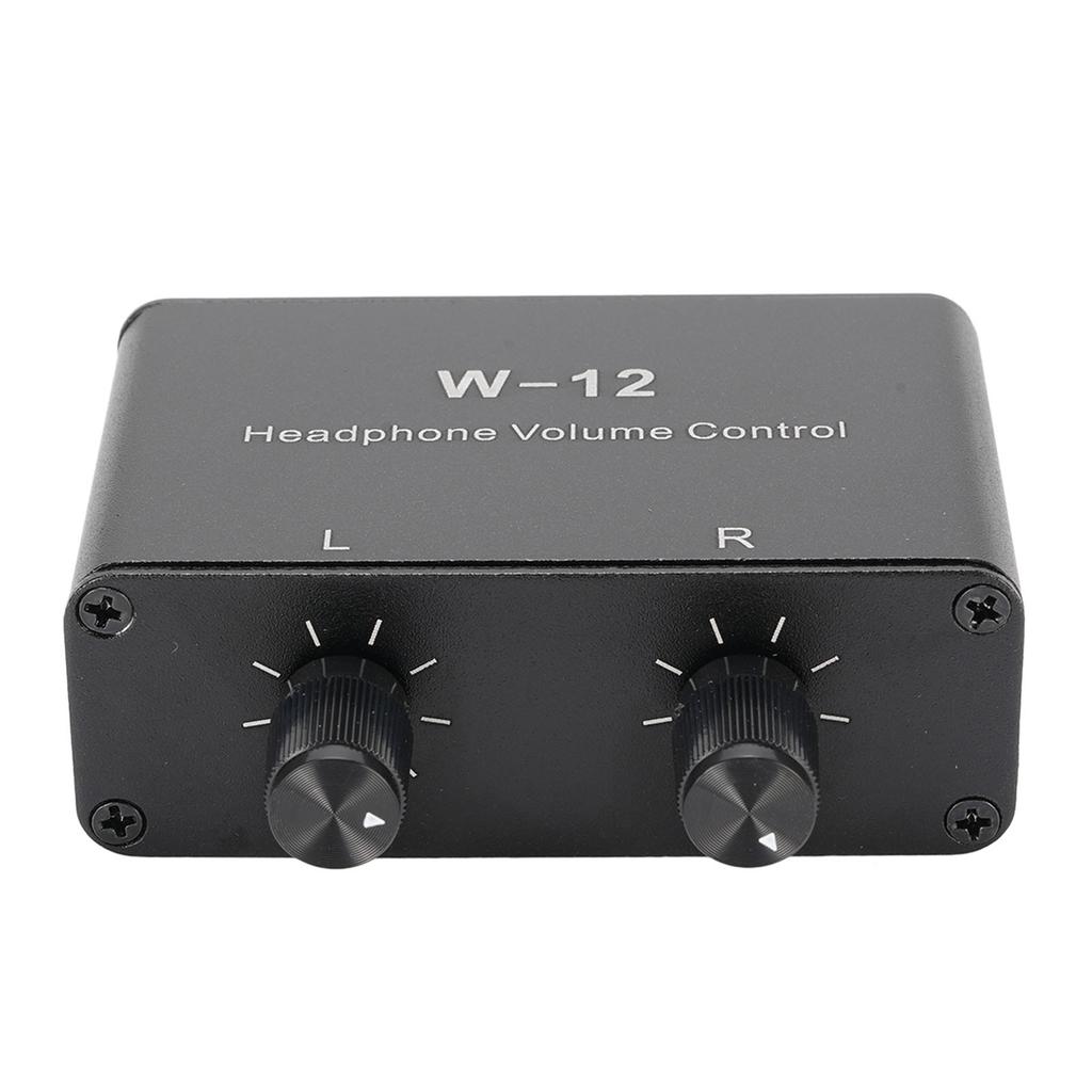 3.5mm 6.35mm Stereo Volume Controller, 1Celsius4 Inch 1Celsius8 Inch Volume Control Knob, Headphone Volume Attenuator for Guitar Studio Display Speake